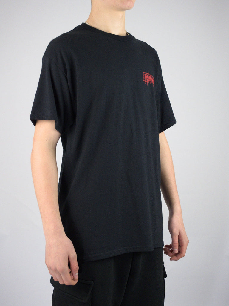 Slappy trucks curb killer tee shirt – black t grind supply company uk