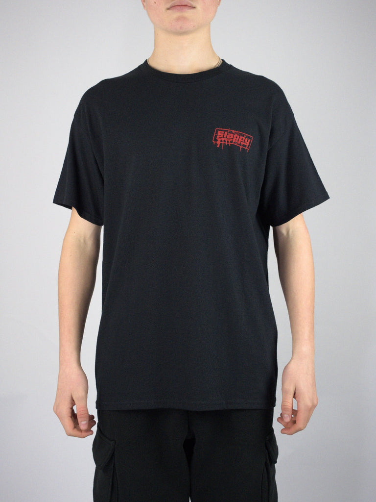 Slappy trucks curb killer tee shirt – black t grind supply company uk
