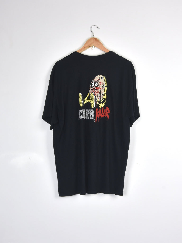 Slappy trucks curb killer tee shirt – black t grind supply company uk