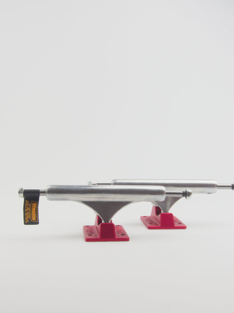 Slappy trucks - lights hollow kingpin - red - 8.00 grind supply company uk