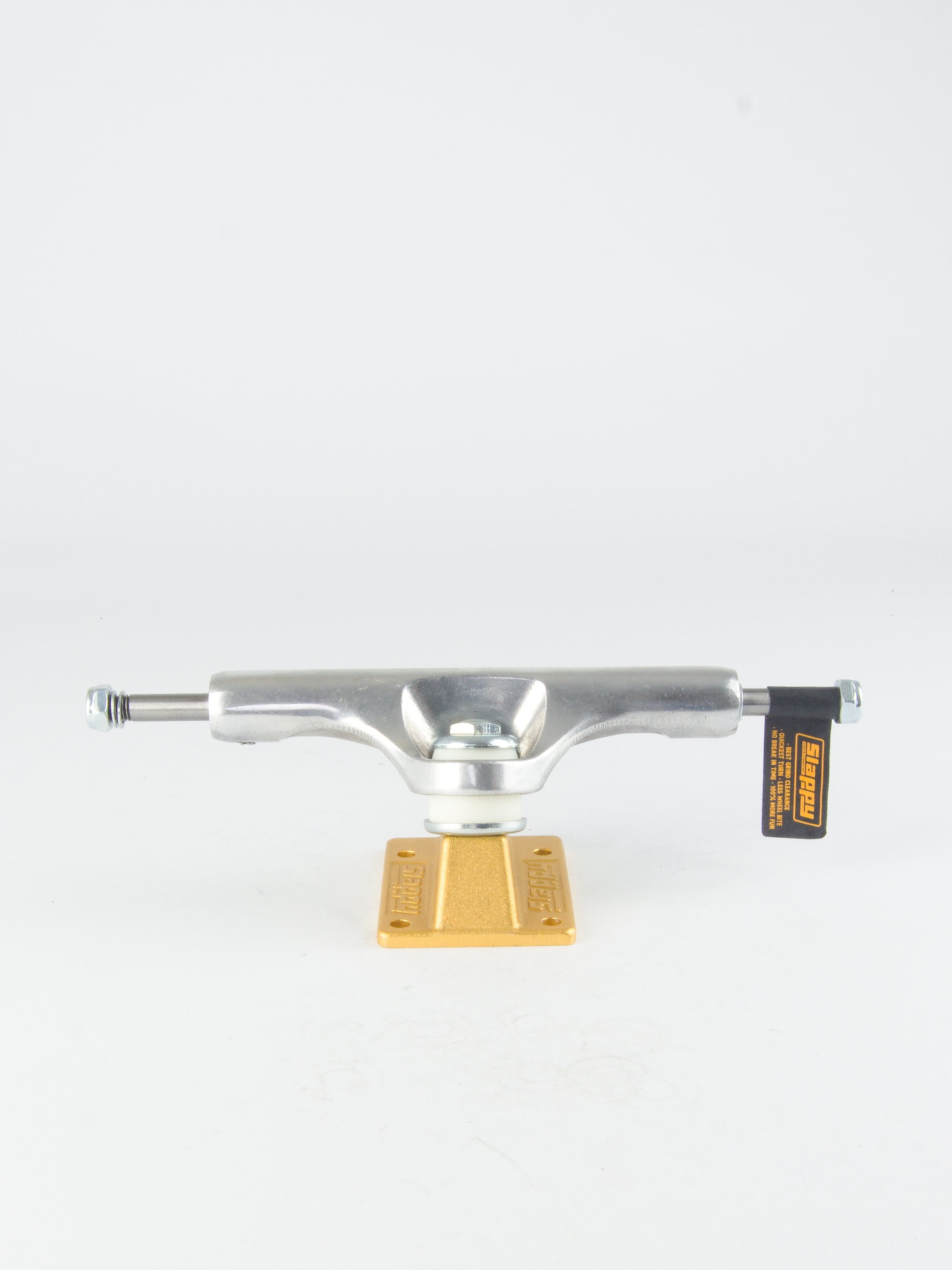 Slappy trucks - st1 hollow lights - inverted kingpin skateboard - gold 8.50
