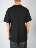 Snack - ’conductor’ heavy weight t-shirt - black / orange