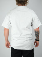 Snack - ’crazy like a fox’ tee shirt - heather grey marl