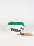 Snack - curcuit strap back dad cap - white