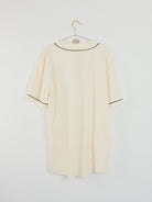 Snack - fine garments baseball jersey - cream & black - xl last