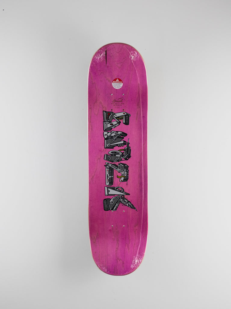 Snack Skateboards - ’back Off’ Embossed Team Graphic - Skateboard Deck - 8.50 Decks Fast Shipping - Grind Supply Co - Online Shop