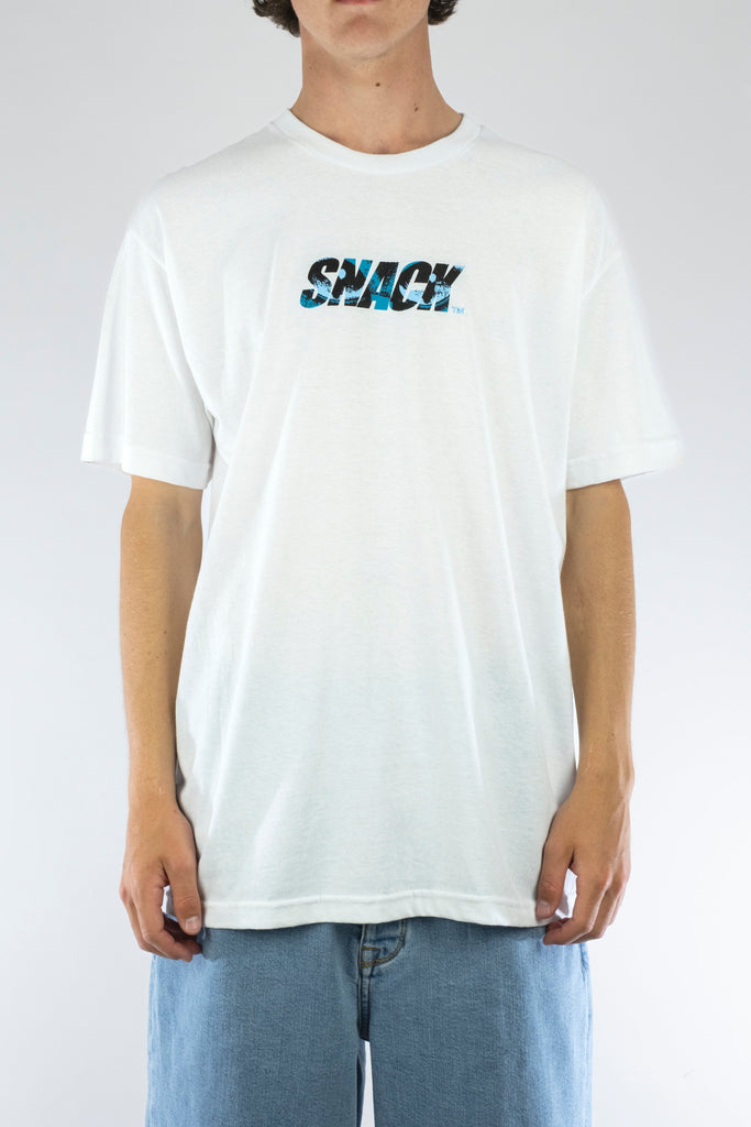Snack Skateboards - Eyes Heavyweight Cotton White Tee Shirt Fast Shipping Grind Supply Co Online Skateboard Shop