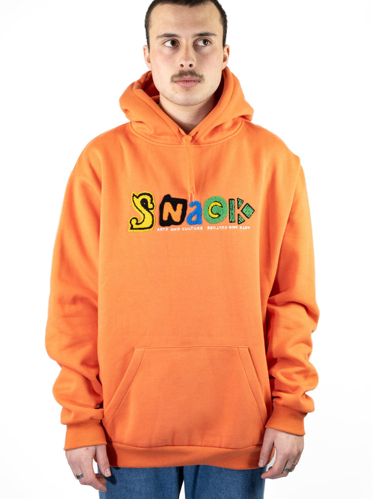Snack Skateboards - Pot Luck Ultra Heavyweight Hoodie Persimmon Orange Fast Shipping Grind Supply Co Online Skateboard Shop