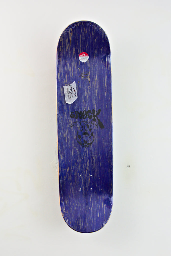 Snack skateboards - vapourz skateboard deck - 8.38 purple skateboard deck