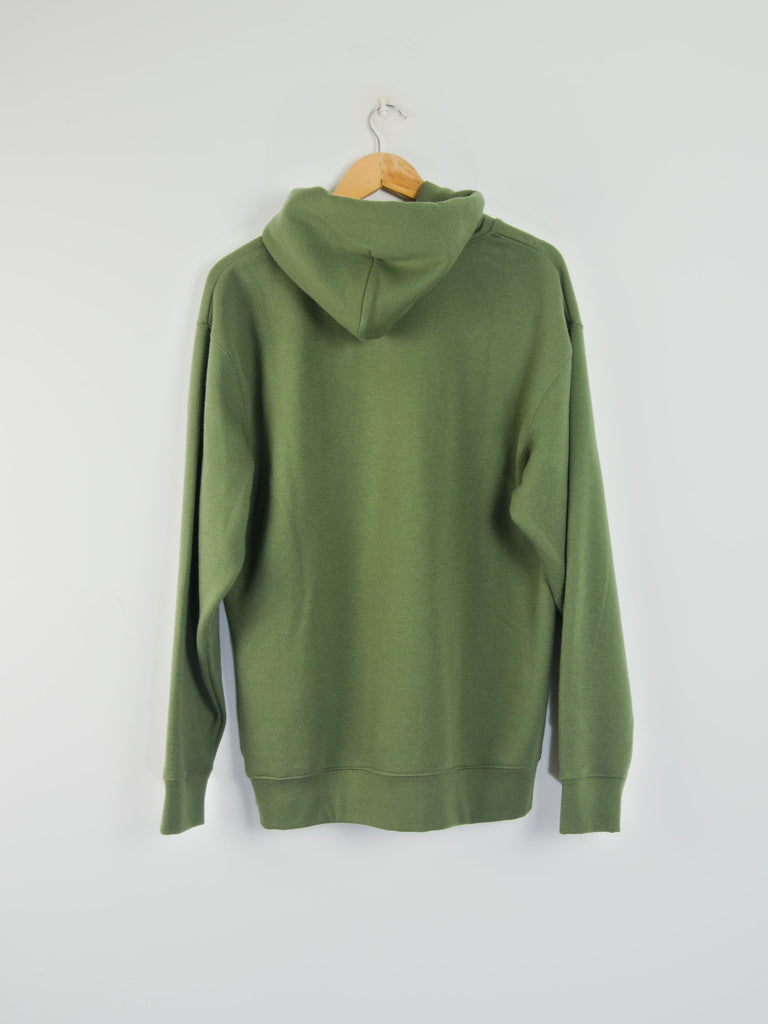 Sour solution army pull over hoodie olive green - heavyweight skate grind supply company uk