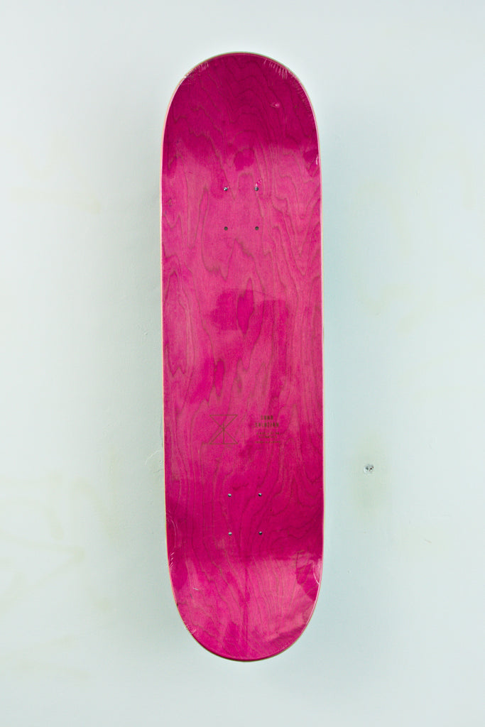 Bright pink Nisse Ingermarsson Pro model by Sour Solution - Burn Skateboard Deck 8.625 x 32.00