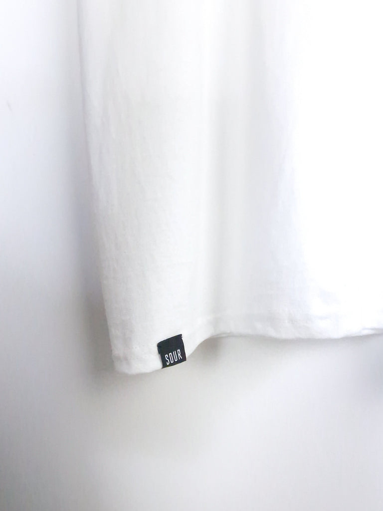 Xxl sour solution - infintiy t shirt - white - 2xl last white curtain black