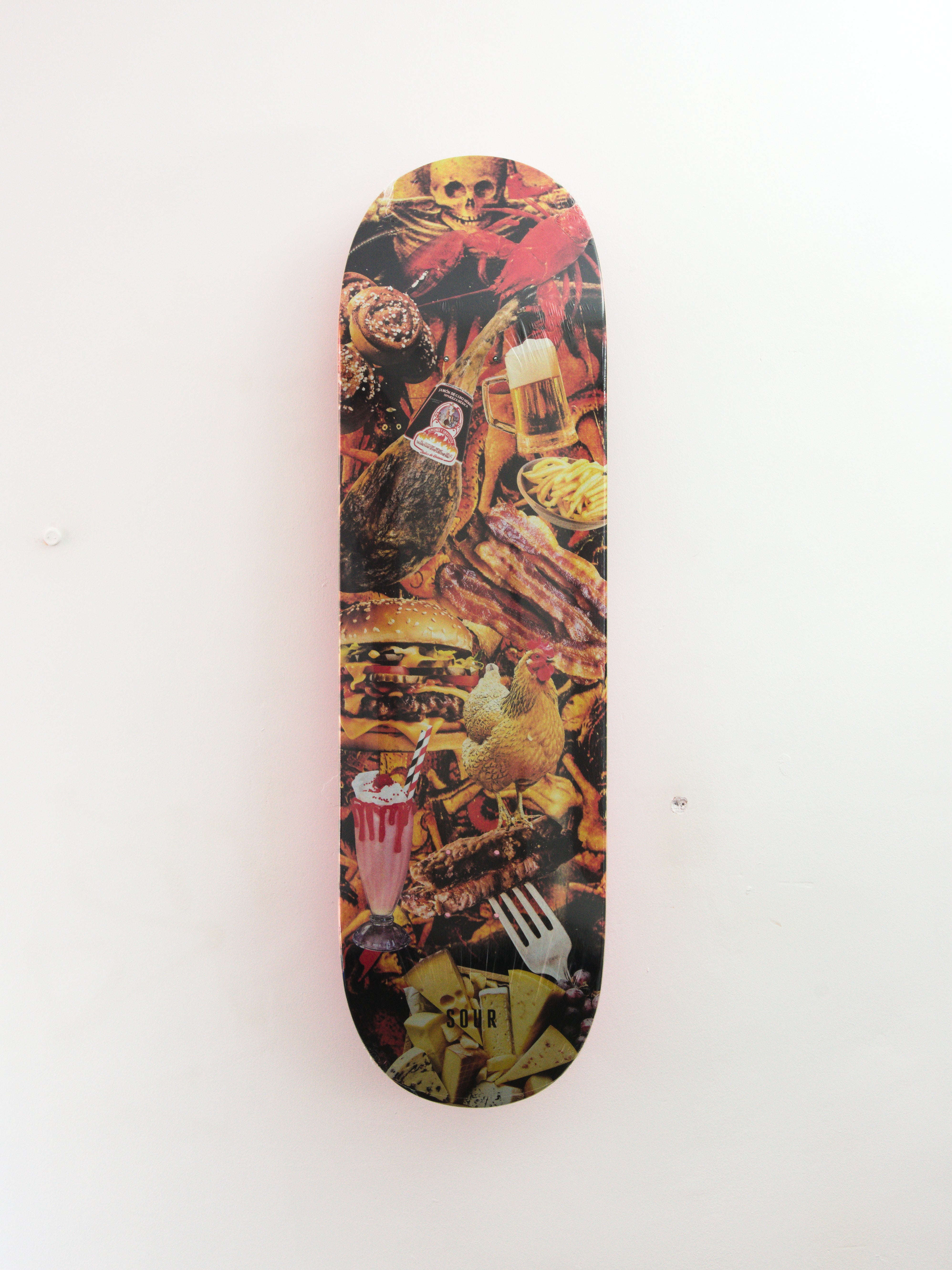 Sour solution – ’junk’ team skateboard deck 9.00’’ x 32.32’’ 14.2 skateboard deck decorated