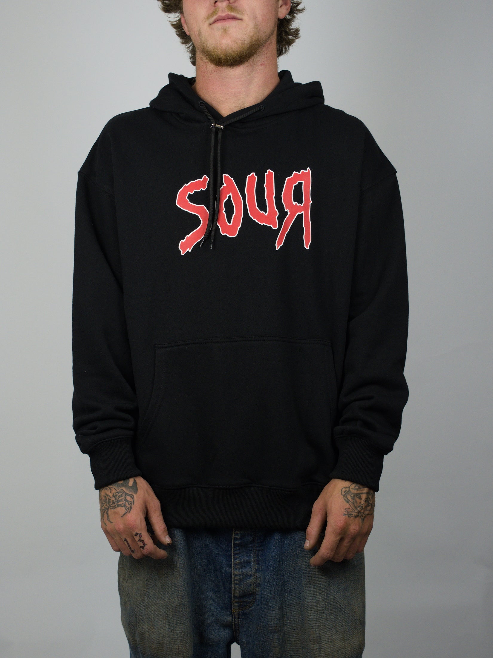 Sour solution - metal hoodie - black
