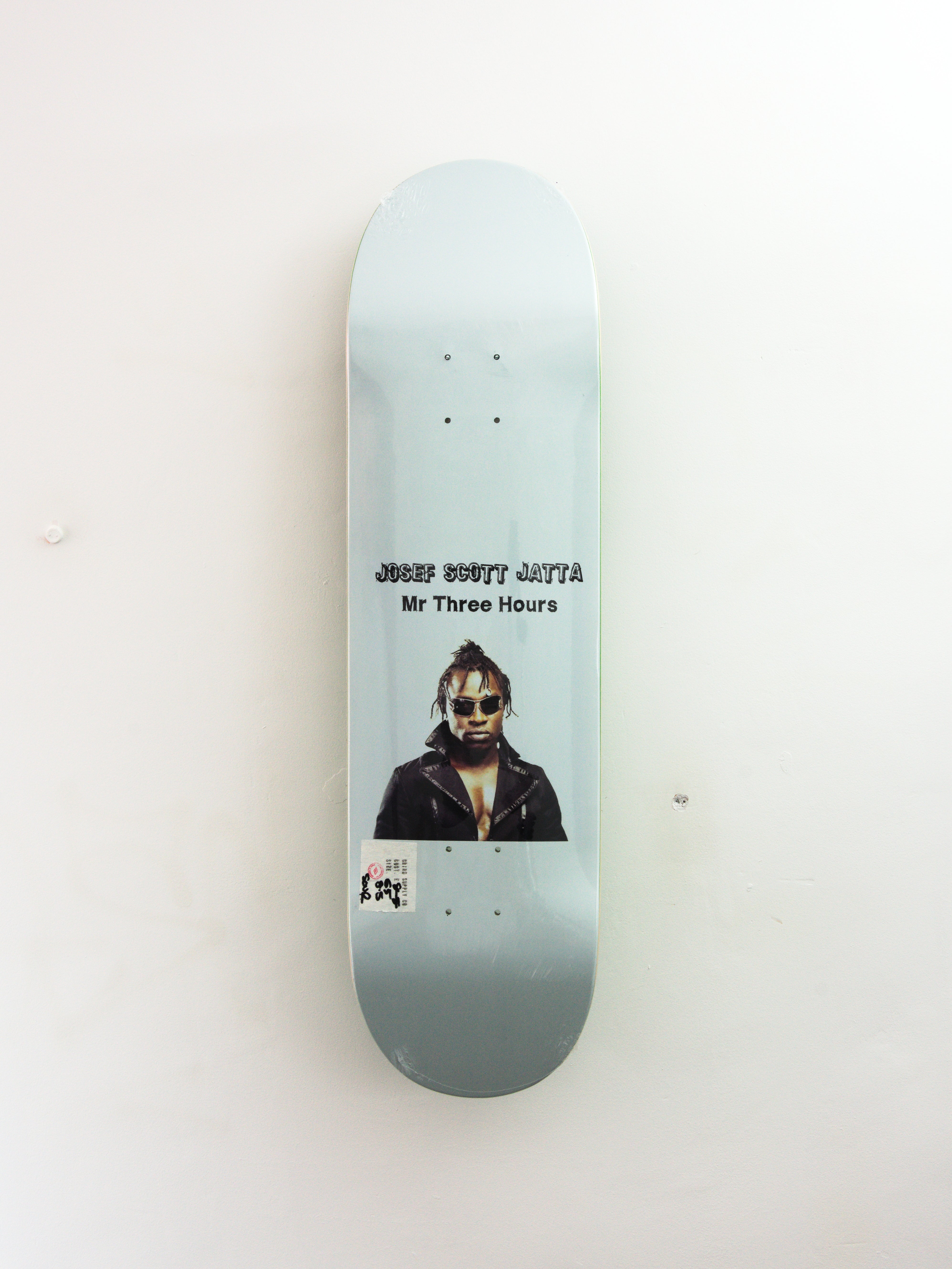 Sour solution – ’mr three hours’ josef scott jatta pro model skateboard deck 8.50 x 31.85 14.2.85 14.2 light blue skateboard