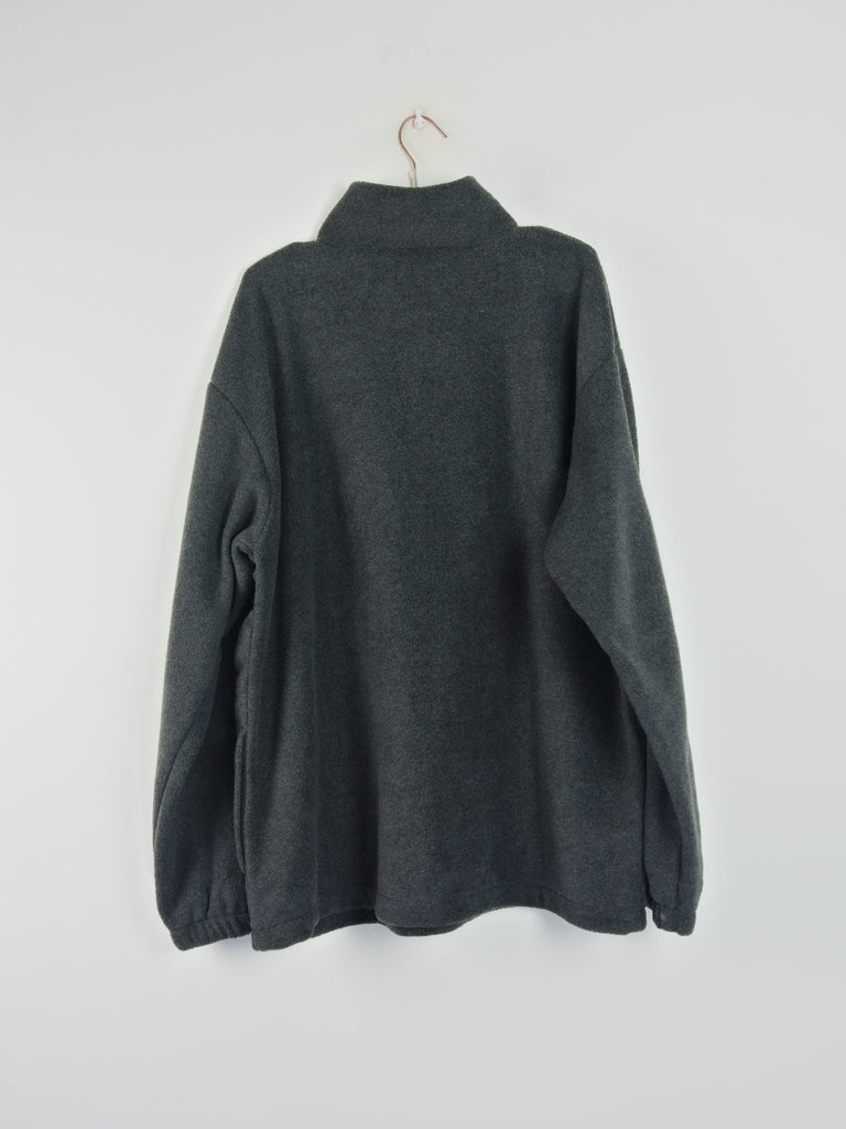 Xl sour solution spot hunter quarter zip fleece pull over - dark grey medium sweatshirt grind supply company uk