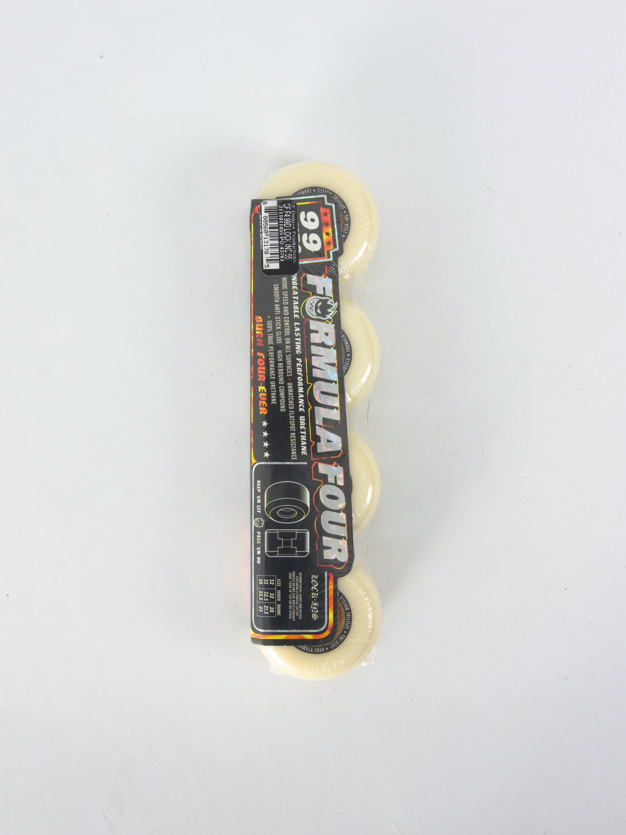 Spitfire wheels formula four lock in 99du skateboard 55 mm