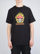 S spitfire wheels - mushroom big head tee - black last one size only