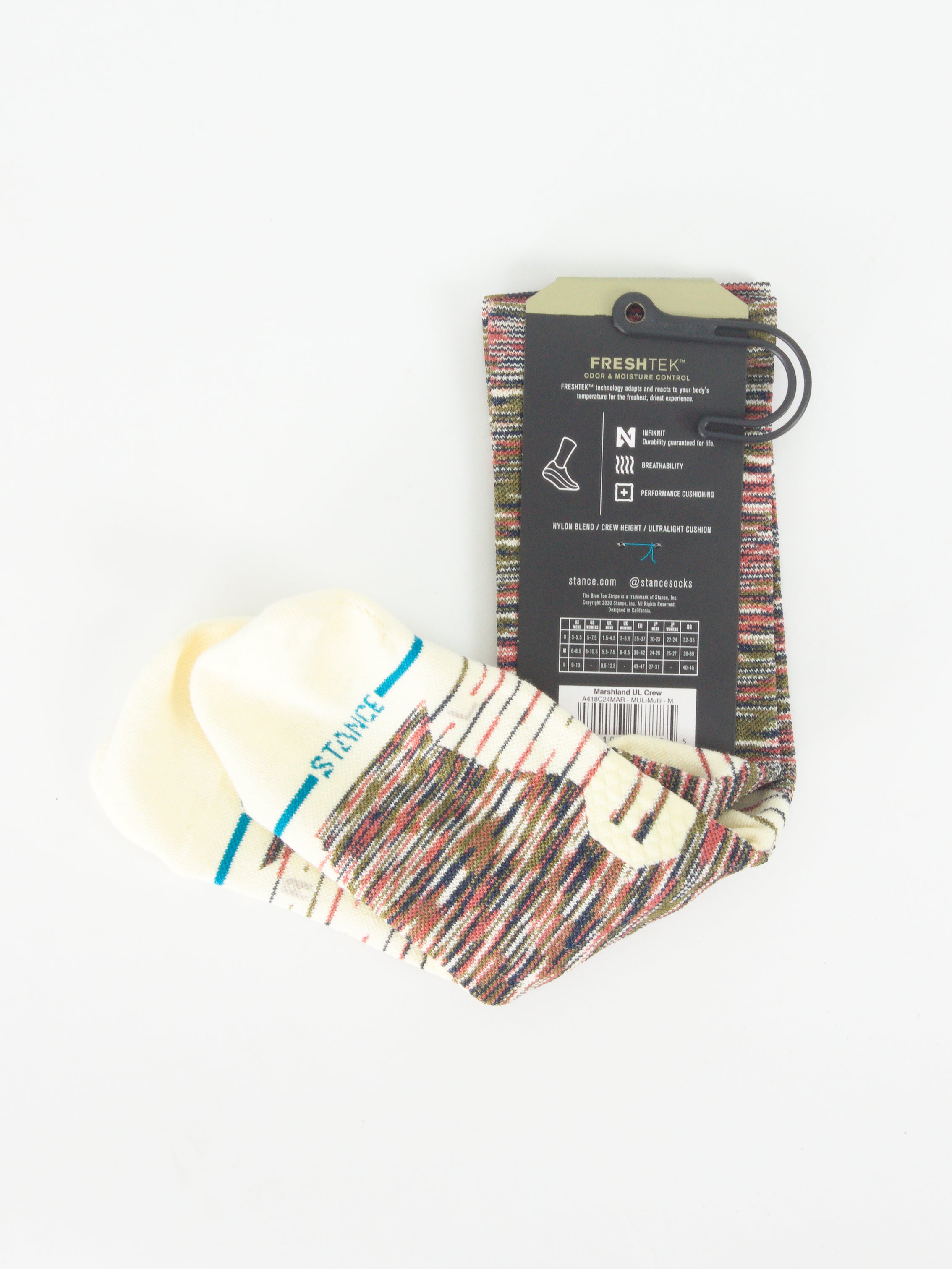 Stance - feel360 with infinknit marshland ul sport socks - ultralight cushion - multicolour