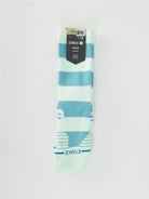 Stance feel360 with infinknit stacked up sport socks mid crew height ice blue