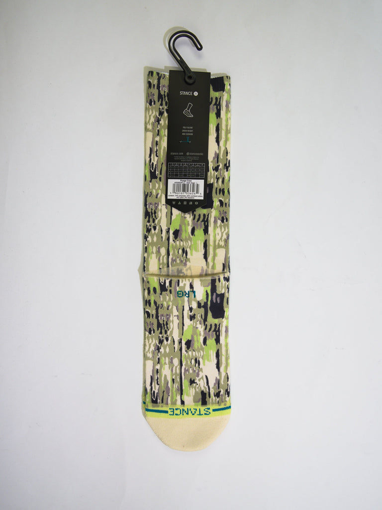 Stance - Fluage - Casual Socks - Sage Camo Fast Shipping - Grind Supply Co - Online Skateboard Shop