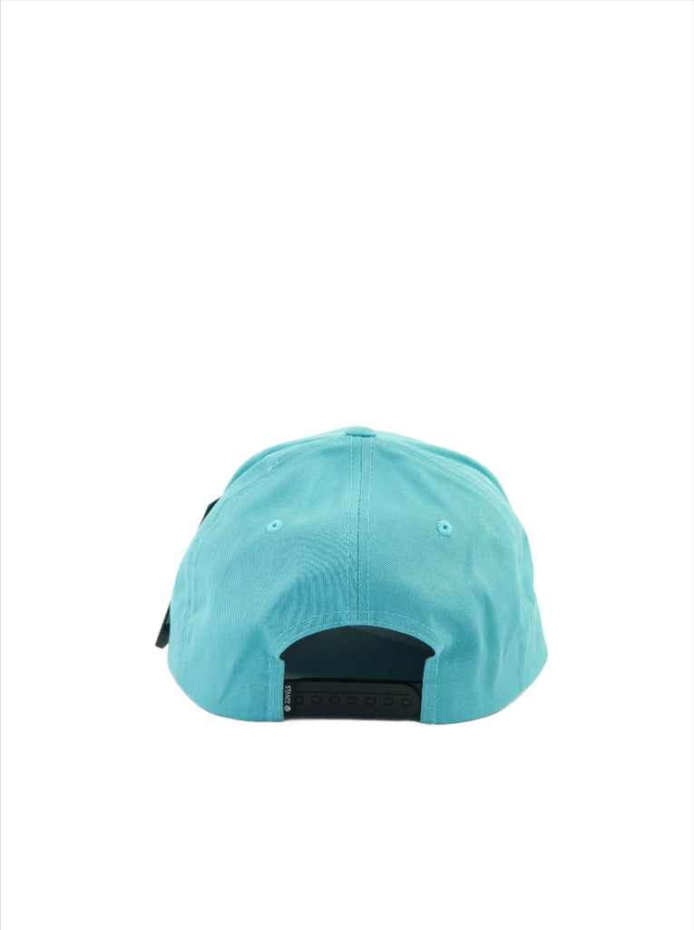 Turquoise Stance Icon Snap baseball cap with adjustable black strap, ideal from Grind Supply