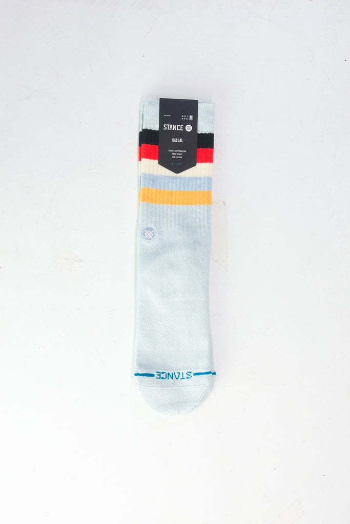 Stance - maliboo crew socks - medium cushion - ice blue grind supply company uk