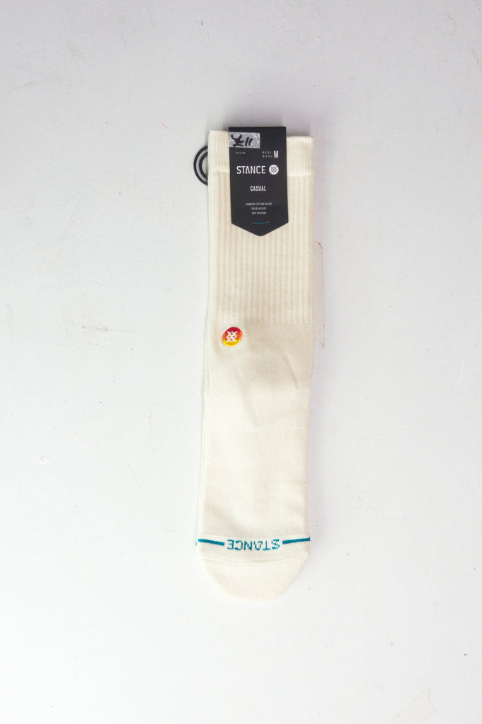 M 6-8.5 uk - 8-10.5 w stance socks - classics - icon logo - love - medium cushion - m uk - w grind supply company