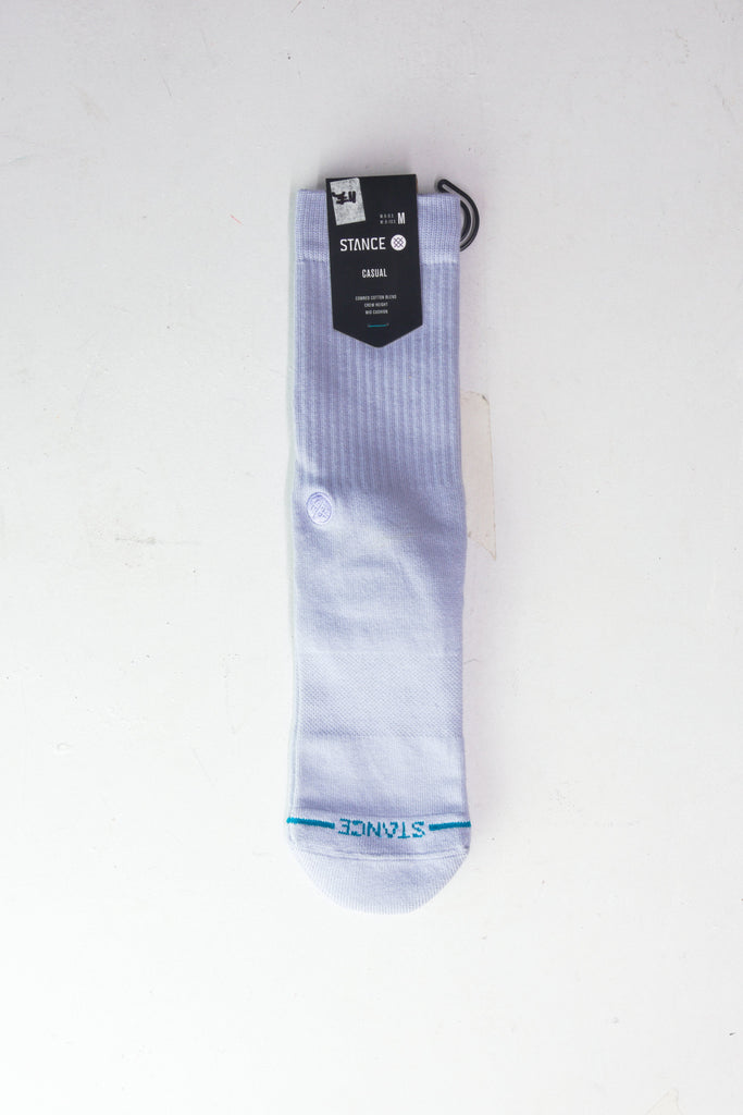Stance socks - icon logo classics medium cushion lilac ice - casual grind supply company uk