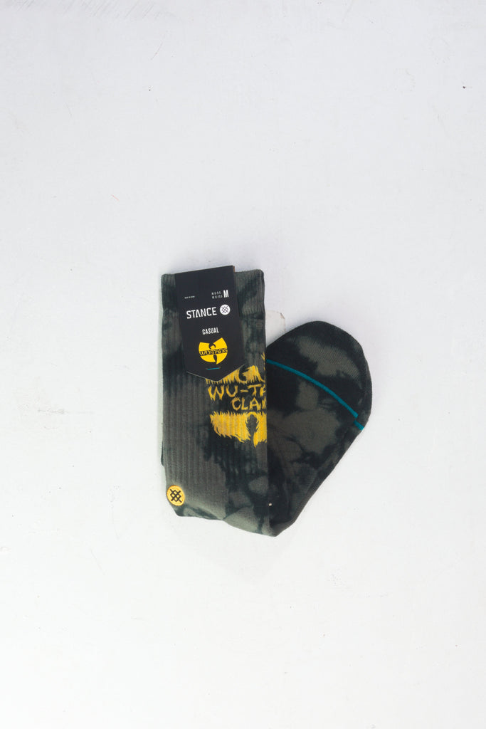 M 5.5 - 8 stance socks - shoalin slums - black grind supply company uk