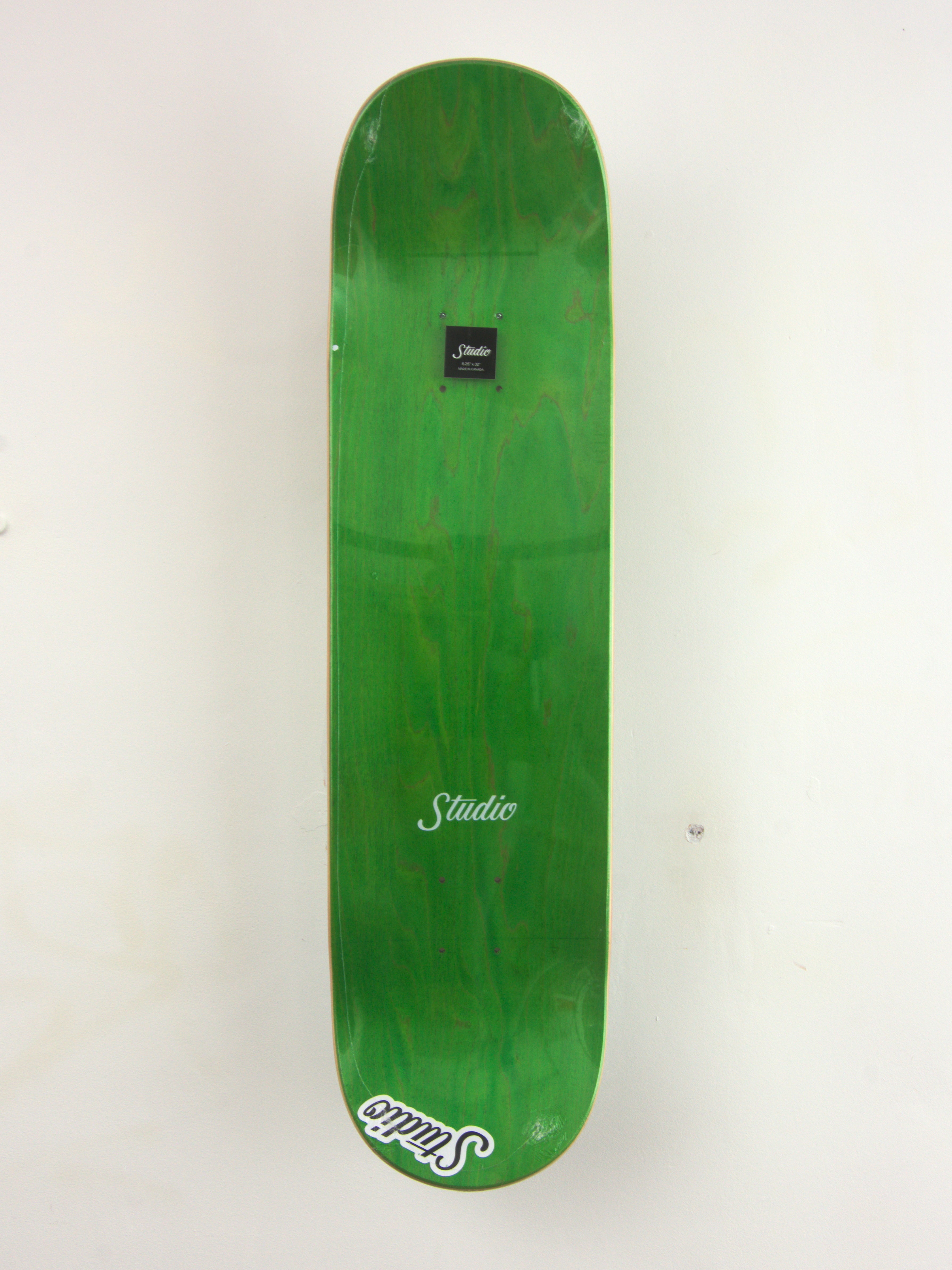 Studio - ’cheetahs’ skateboard deck - 8.25 white