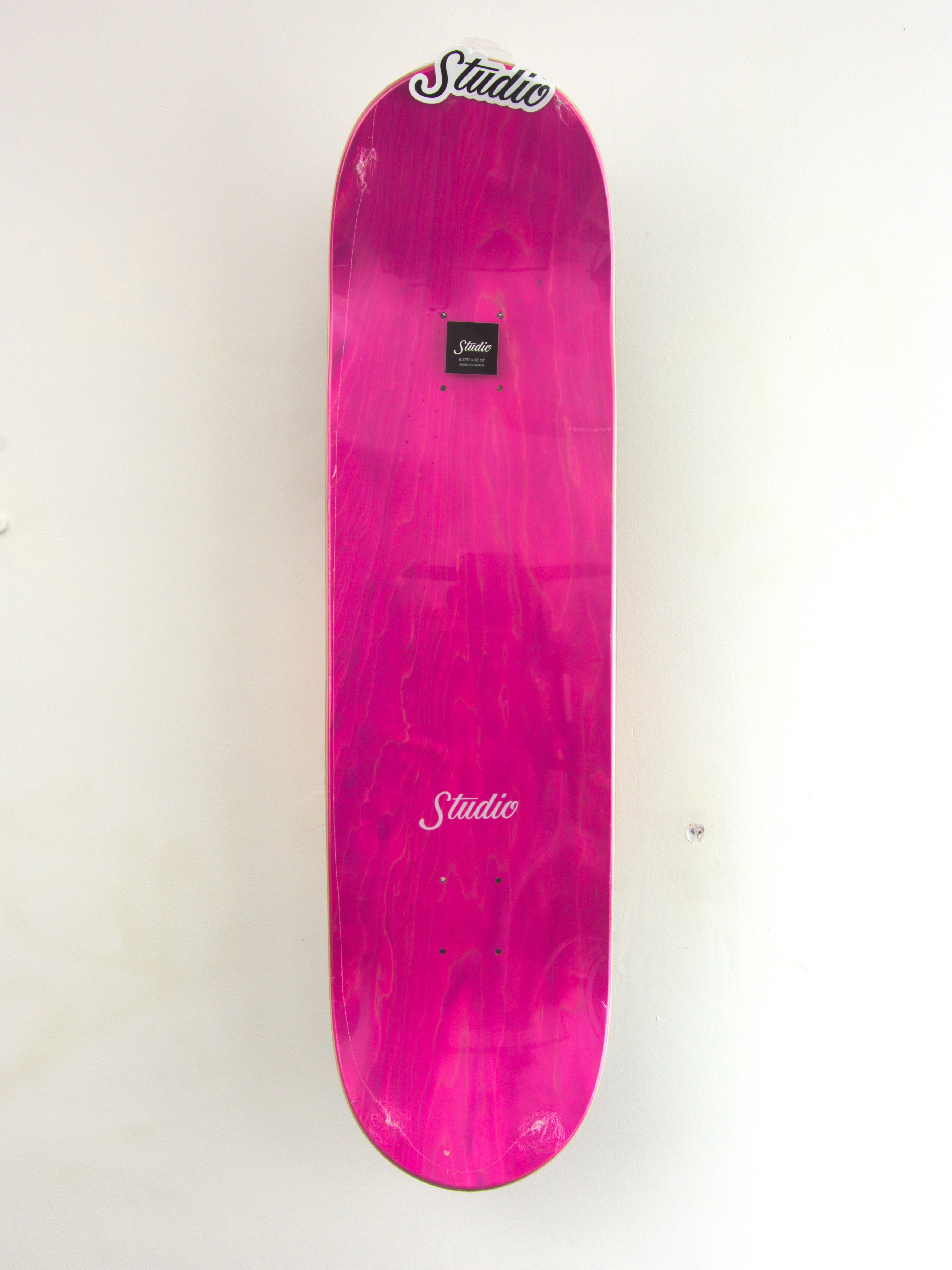 Studio - ’dolphin sunset’ skateboard deck - 8.375 silver