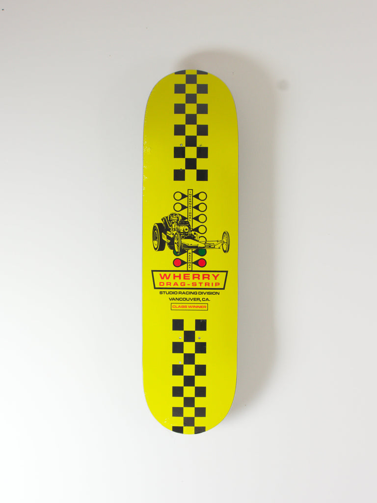 Studio Skateboards - Bryan Wherry - Drag Strip - Skateboard - Pro - 8.25’ / Wb: 14.25’ / L: 31.78’ Decks Fast Shipping - Grind Supply