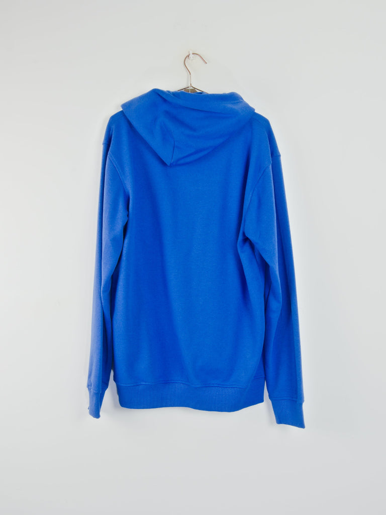 M studio skateboards - subconscious hoodie - heavyweight brushed fleece - royal blue - medium last grind supply company uk