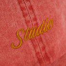 Studio - small script - 6 panel garment dyed - burnt orange