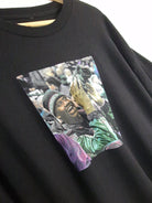 Theories of atlantis - courtside tee shirt - black black sweatshirt printed