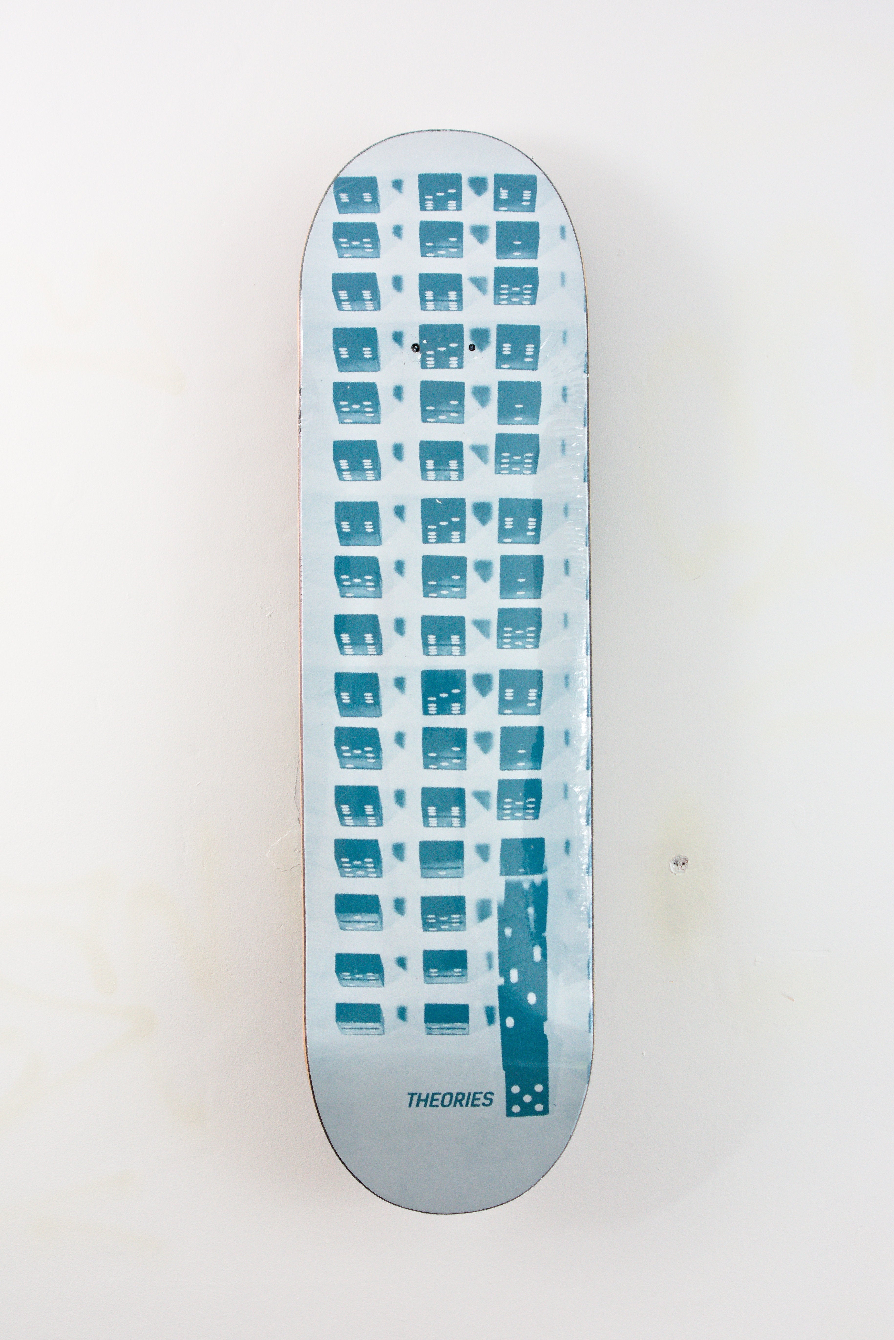 Theories of atlantis domino theory skateboard deck 8.50 x 14.25 32.