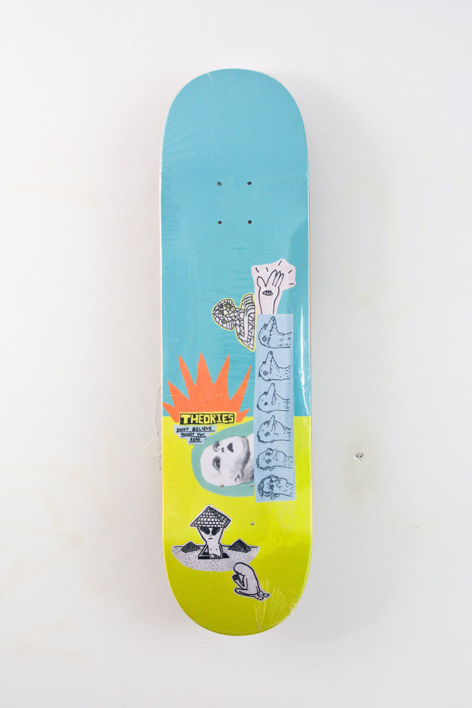 Theories of atlantis - excavator skateboard deck - 8.25 x 32.00 14.15 decks grind supply company uk