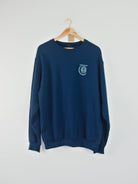 Theories of atlantis - morning star crew neck sweatshirt - navy / grey
