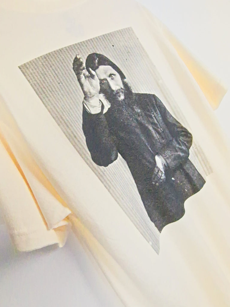 Theories of atlantis - rasputin tee shirt - cream t grind supply company uk