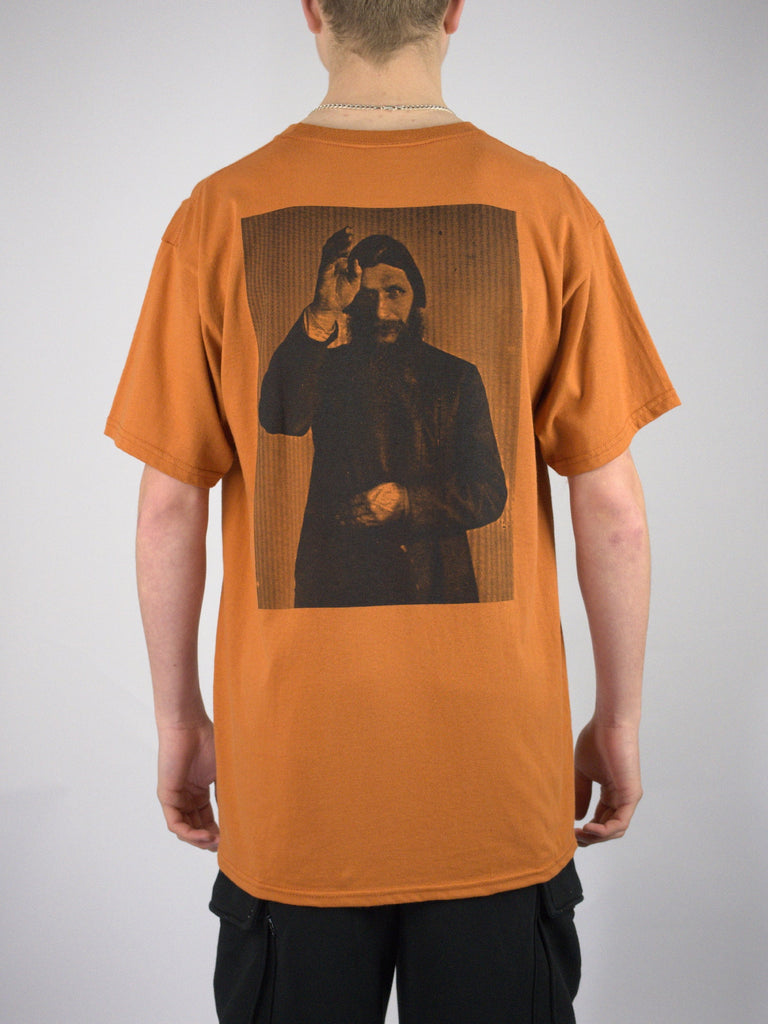 Theories of atlantis rasputin tee shirt – texas orange t grind supply company uk