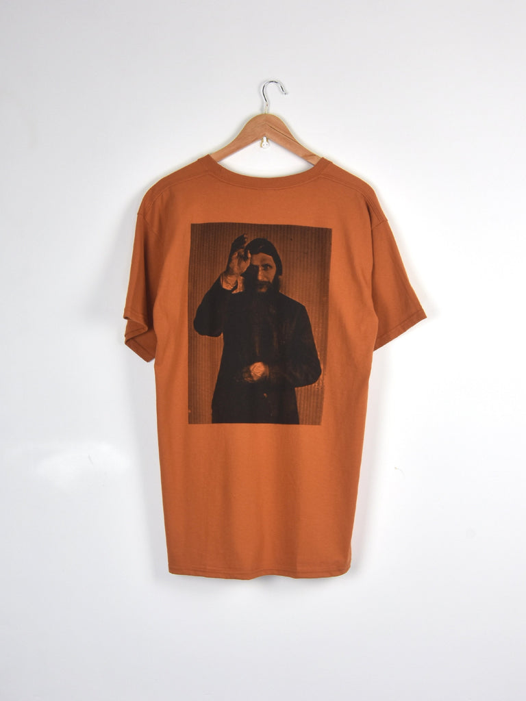 Theories of atlantis rasputin tee shirt – texas orange t grind supply company uk