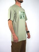 Theories of atlantis - trinity constanza tee shirt - laurel green light green t-shirt