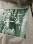 Theories of atlantis - trinity constanza tee shirt - laurel green black white photograph