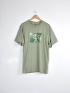 Theories of atlantis - trinity constanza tee shirt - laurel green sage green t-shirt
