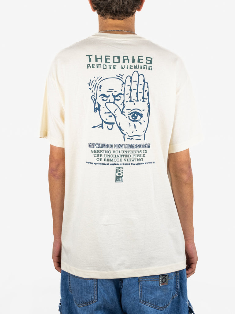 Theories Of Atlantis - Remote Viewing - Tee Shirt - Cream Fast Shipping - Grind Supply Co - Online Skateboard Shop
