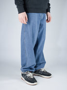 Three sixty london - balloon fit 5 pocket denim jeans - lightwash bue