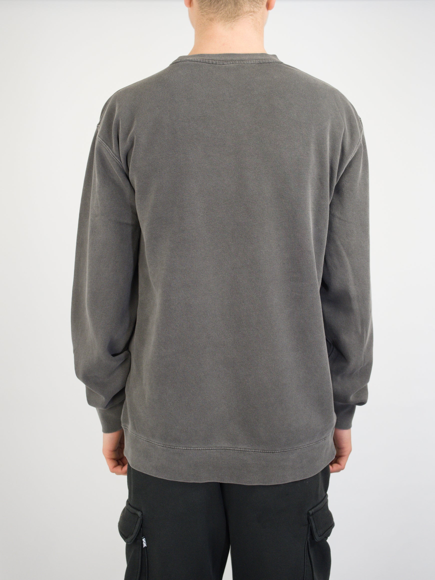 Thunder - screaming grimple crew sweatshirt - pigment grey