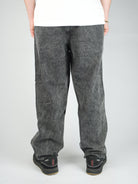 Volcom freazy loose fit denim elasticated wasteband drawstring jeans light acid black