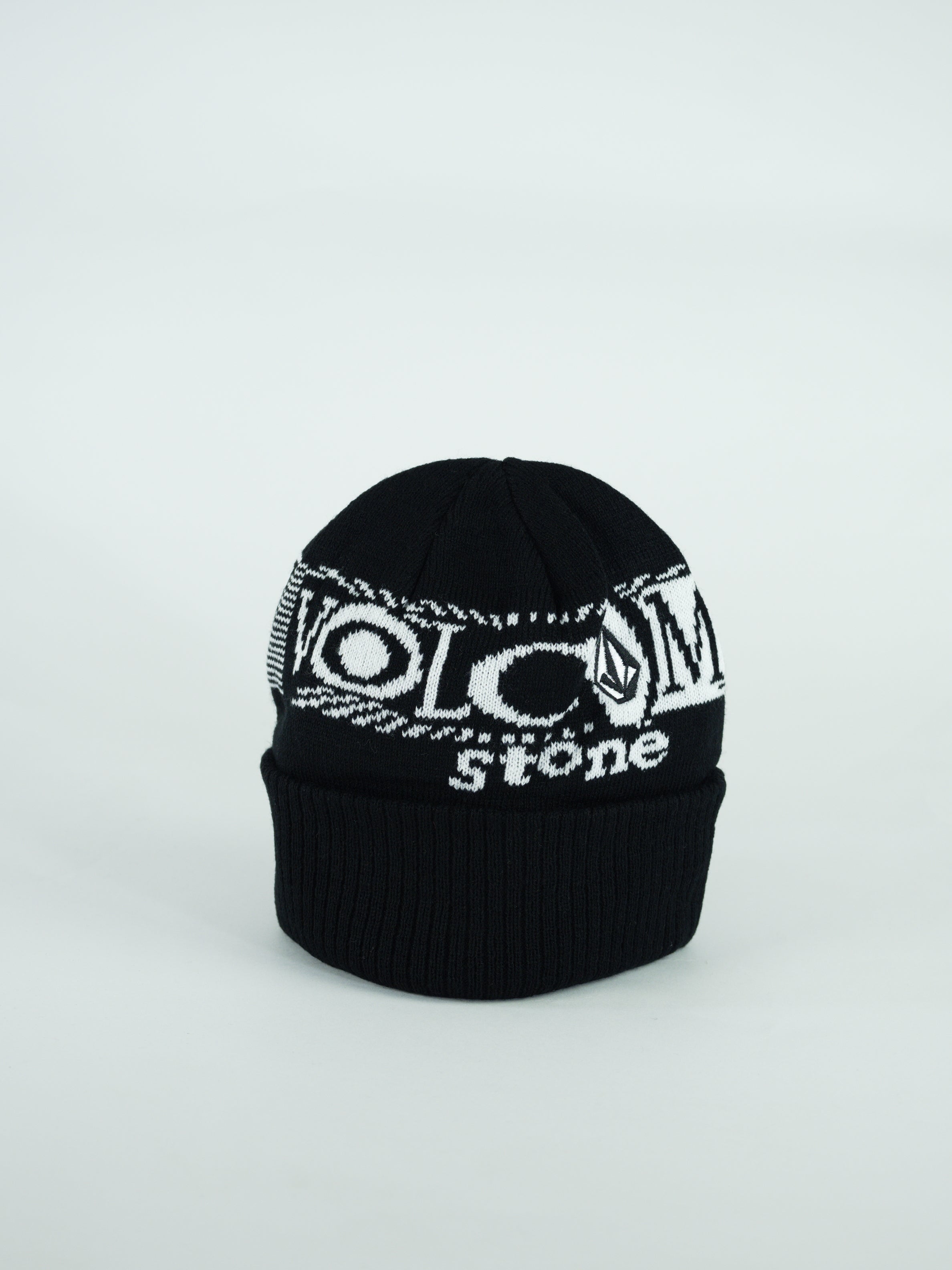 Volcom - lib stone legacy beanie - black black knit beanie